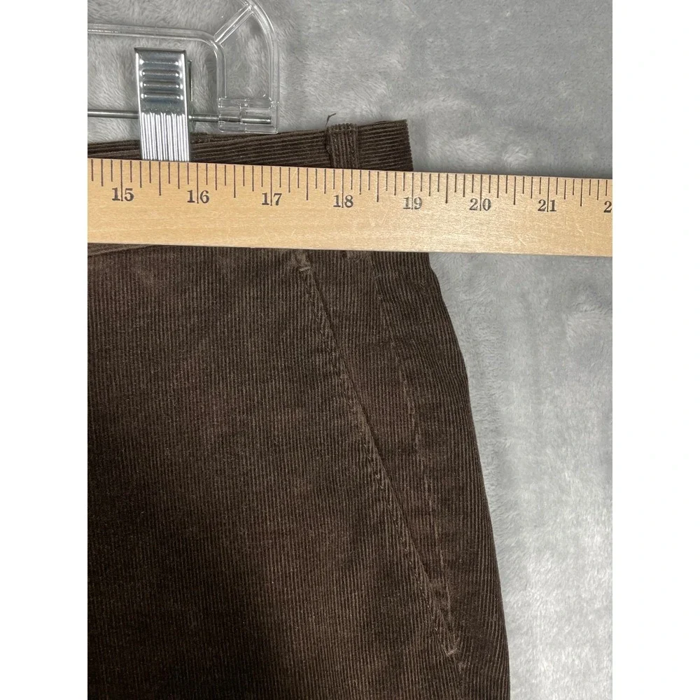 Lauren Ralph Lauren Mens Brown Corduroy Straight Leg Trousers Pants 39x29